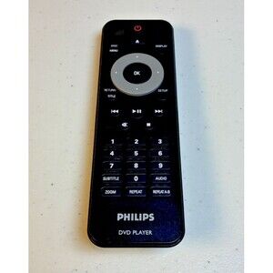 GENUINE PHILIPS 242254901929 DVD PLAYER REMOTE - DVP3982/37 DVP3980/37‎ DVP3962